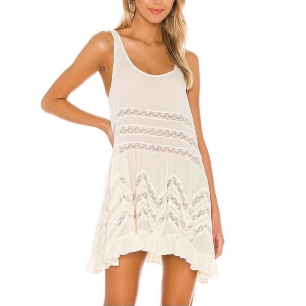 Free People Intimately Boho Trapeze Ruffle Dress - Picture 4 of 9